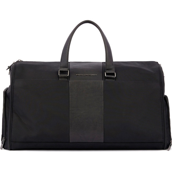 Сумка дорожная PIQUADRO BRIEF2 PA6147BR2/N черный ткань/натур.кожа PA6147BR2-N